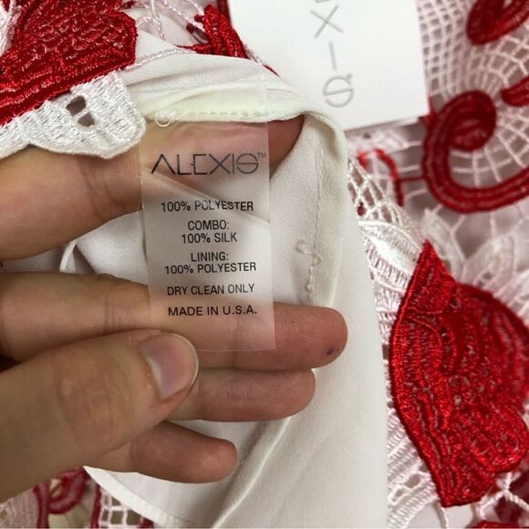 Alexis Karol Off The Shoulder Lace Top Size XS C23 - Picture 4 of 6